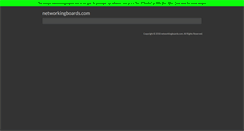 Desktop Screenshot of networkingboards.com